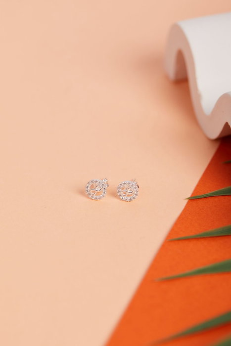 Heliophilia Silver Pendientes de Plata Esterlina 925 Plateados